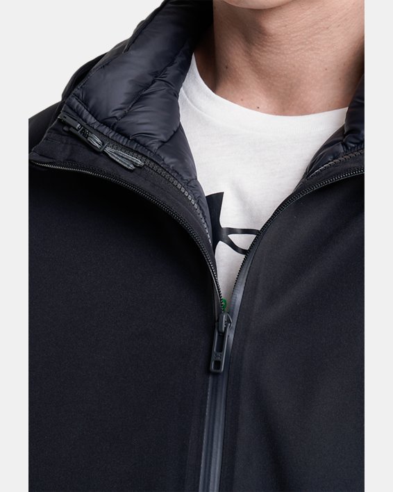 남성 UA Storm ColdGear® Infrared 다운 3-in-1 재킷 in Black image number 21